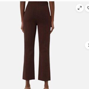 NWT Tuckernuck Chocolate Brown knit flare pants XL Ashford Pant